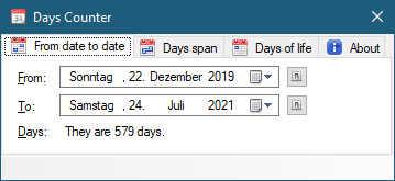 Days Counter 1.2.1.4 (Screenshot)