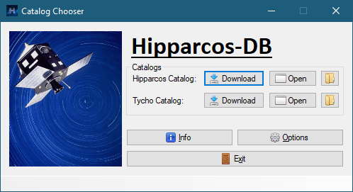 Hipparcos-DB 0.5.4.23 (Screenshot)