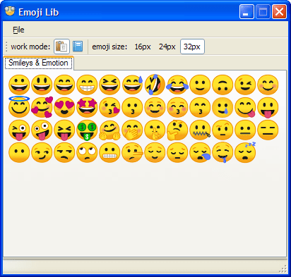 Emoji Lib 0.3.1.7 (Screenshot)