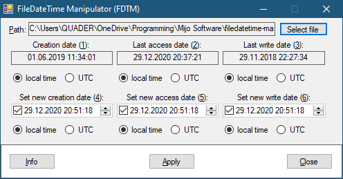 FDTM 1.2.0.3 (Screenshot)