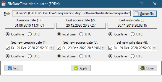 FDTM 1.3.0.4 (Screenshot)
